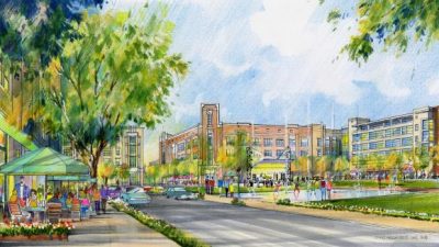Rendering of proposed Northline development in Leander
