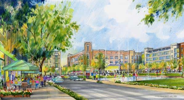 Rendering of proposed Northline development in Leander