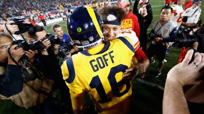 Kansas City Chiefs v Los Angeles Rams People: Jared Goff, Patrick Mahomes:Getty Images