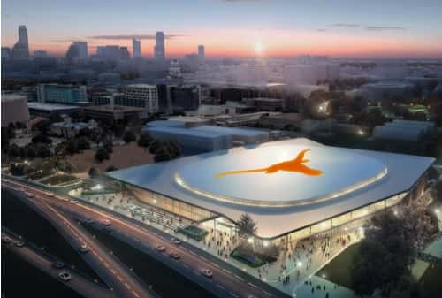 Rendering of new UT basketball arena