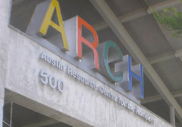 ARCH homeless shelter in downtown Austin