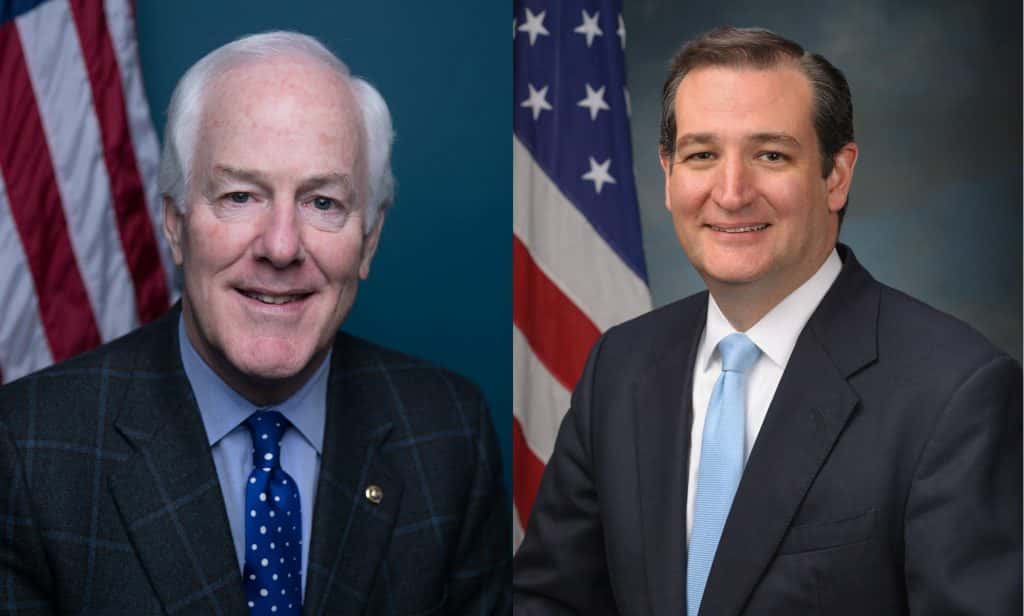 Senators Cornyn and Cruz will hold a debate Friday at the Border