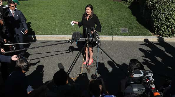 People: Sarah Huckabee Sanders:Getty Images