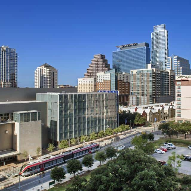 Austin Convention Center skyline