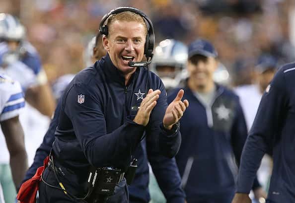 Dallas Cowboys v Green Bay Packers People: Jason Garrett:GETTY IMAGES