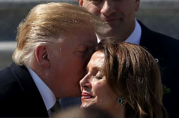 People: Donald Trump, Nancy Pelosi:Getty Images