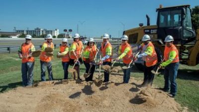 TxDOT breaks ground on DDI at Parmer and I-35