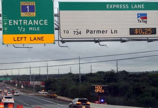 Mopac Express Lane in Austin