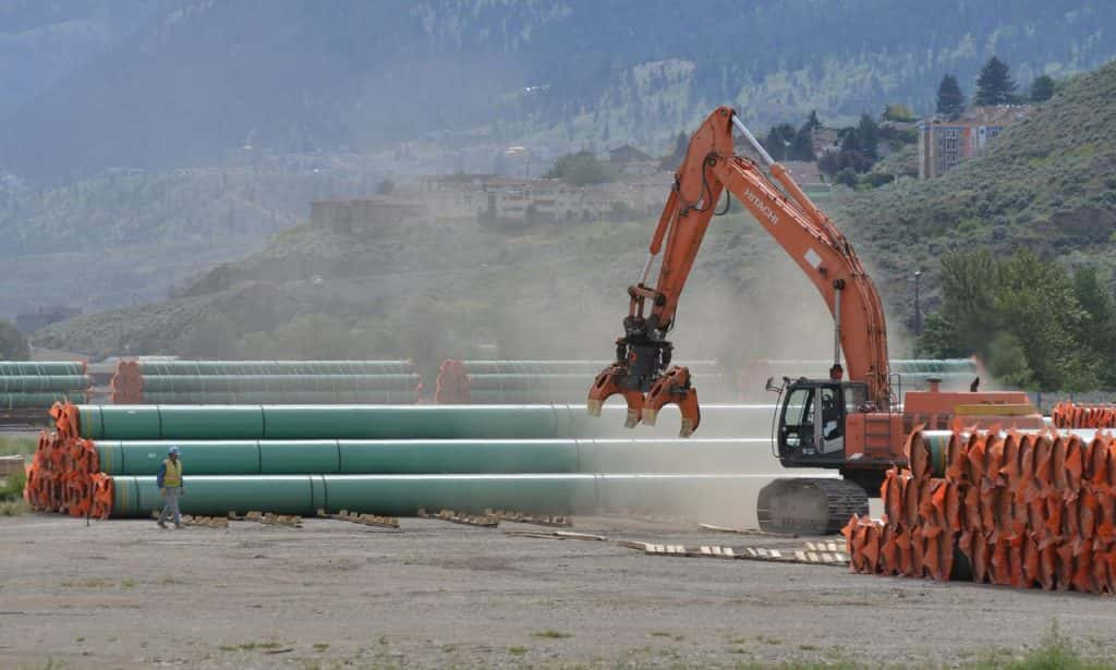 Pipes owned by Kinder Morgan