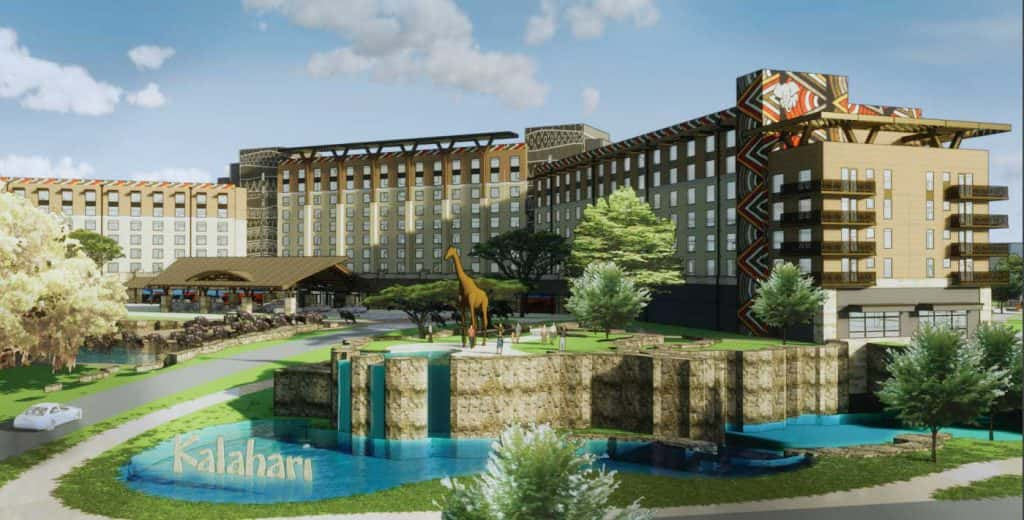 Rendering of the new Kalahari Resort and Convention Center in Round Rock