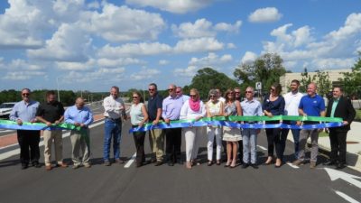 City and county officials cut the ribbon for New Hope Drive