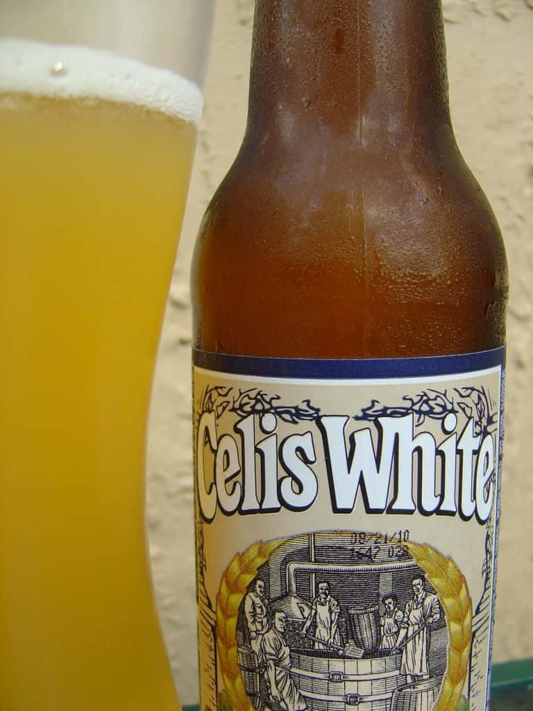 Bottle of Celis White beer