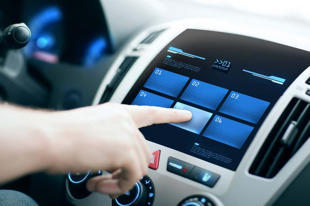 Car touch screen