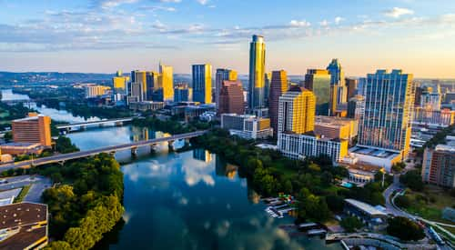 Skyline view of the city of Austin, Texas