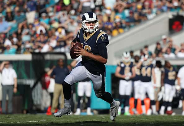 Los Angeles Rams v Jacksonville Jaguars People: Jared Goff: Getty Images.