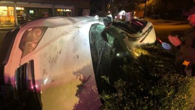 An alleged drug addict led police on a wild chase that ended with a rollover crash, SWAT standoff