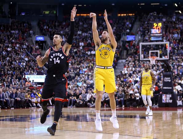 People: Klay Thompson, Danny Green:Getty Images