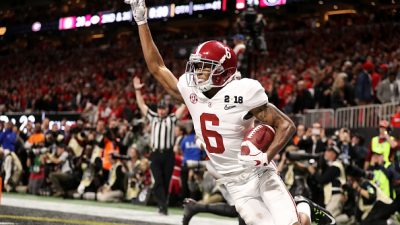 Alabama v Georgia People: DeVonta Smith:Getty Images