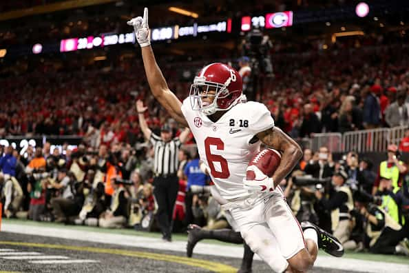 Alabama v Georgia People: DeVonta Smith:Getty Images