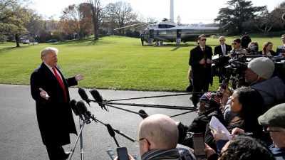 President And Mrs. Trump Depart The White House For G20 Summit In Argentina People: Donald Trump: Getty Images