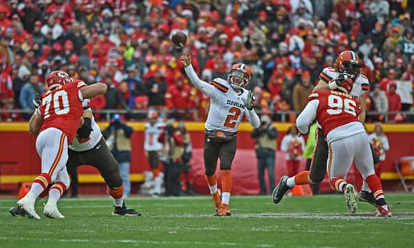 Cleveland Browns v Kansas City Chiefs People: Johnny Manziel: Getty Images