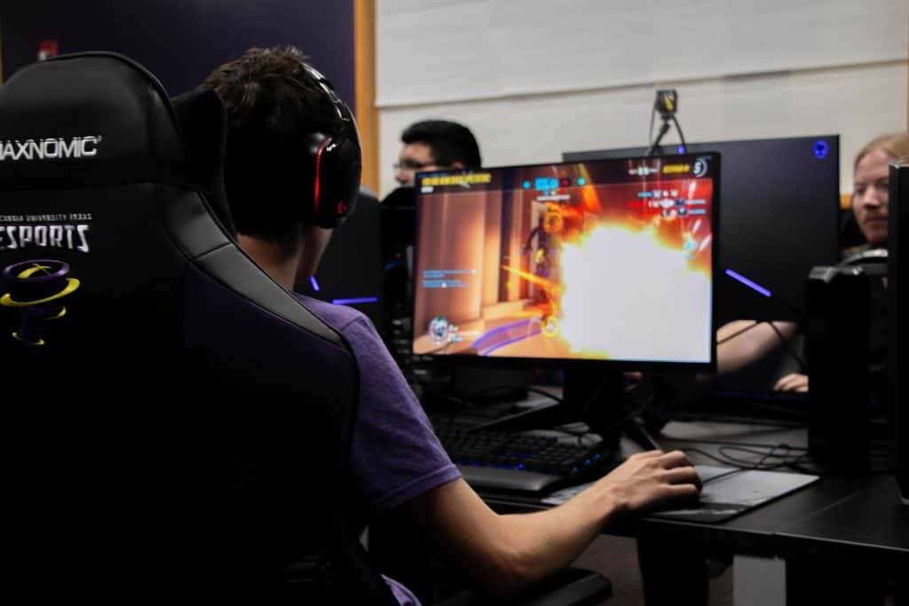 The new e-sports arena at Concordia University in Austin