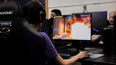 The new e-sports arena at Concordia University in Austin