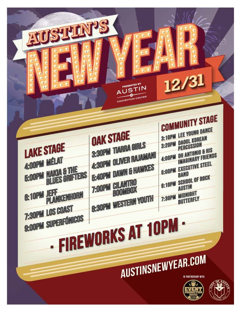 City of Austin throws down &quot;family friendly&quot; New Years Celebration today | KLBJ-AM - Austin, TX