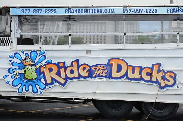 Side of Duck Boat in Branson, Missouri