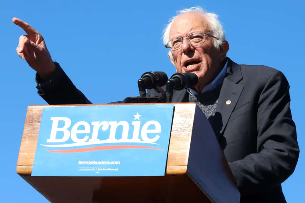 Bernie Sanders campaigns for President