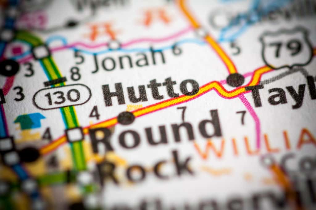 Map of Hutto