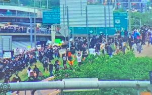 Weekend Protest riot APD Photo