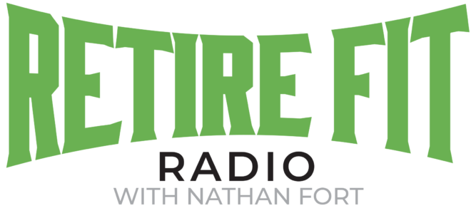 retire fit radio with nathan fort logo