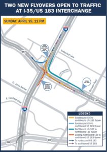 Southbound Flyover Closure Map