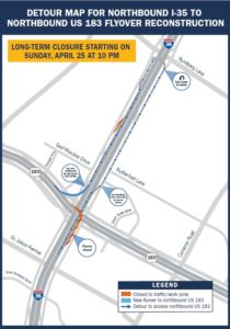 Northbound Flyover Map