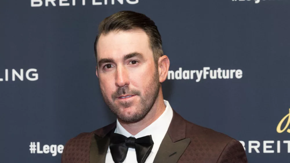 Houston Astros pitcher Justin Verlander at Duggal Greenhouse Navy Yard; New York^ NY - February 22^ 2018