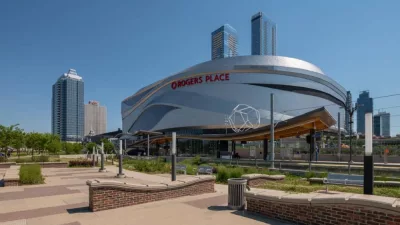 Rogers Place is a multi-use indoor arena in Edmonton^ Alberta^ Canada with a seating capacity of 18^500 as a hockey venue