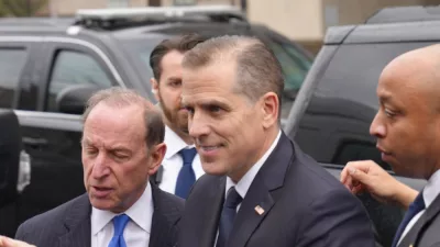 Hunter Biden arrives with his lawyer Abbe Lowell for a deposition before the US House of Representatives.Washington^ DC USA 02-28-2024: