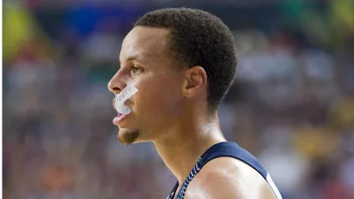Stephen Curry of USA Team in action at FIBA World Cup basketball match between USA and Mexico on September 6^ 2014^ in Barcelona^ Spain.