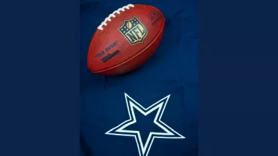 NFL Dallas Cowboys club equipment with NFL official ball^ product shot