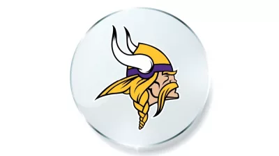 NFL Logo and Minnesota Vikings vector logo on white background.