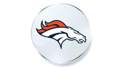 National Football League - NFL Denver Broncos vector logo on white background.