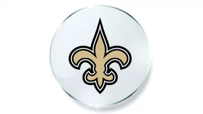 New Orleans Saints vector logo on white background.