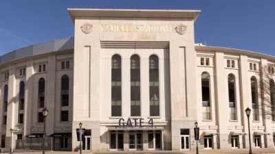 Yankee stadium New York wide angle view - NEW YORK CITY^ UNITED STATES OF AMERICA - FEBRUARY 14^ 2023