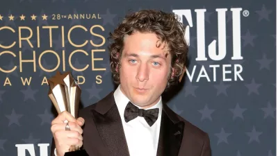 Jeremy Allen White at 2023 Critics Choice Press Room at the Fairmont Century Plaza on January 15^ 2023 in Century City^ CA