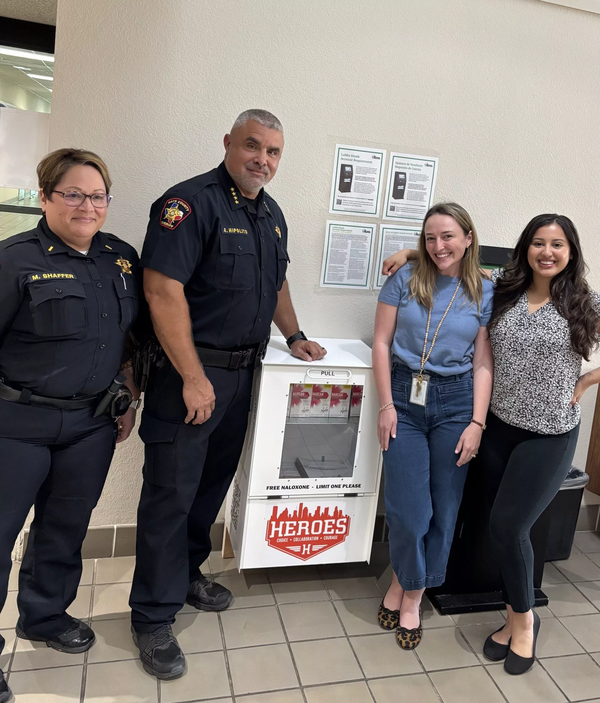 Narcan Vending Machine Installed at Hays County Jail