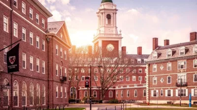 View of the architecture of the famous Harvard University in Cambridge^ Massachusetts. Cambridge^ MA^ USA - March 15^ 2024