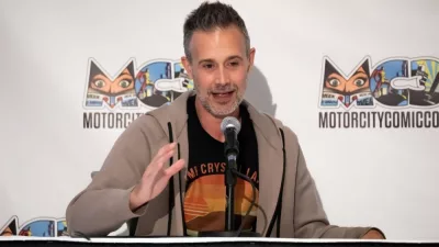 Freddie Prinze Jr. hosts a panel at Motor City Comic Con. Novi^ MI - May 14^ 2022