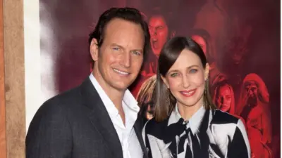 Patrick Wilson (L) and Vera Farmiga arrive for the Premiere Of Warner Bros' "Annabelle Comes Home" held at Regency Village Theatre Westwood^ CA - June 20^ 2019