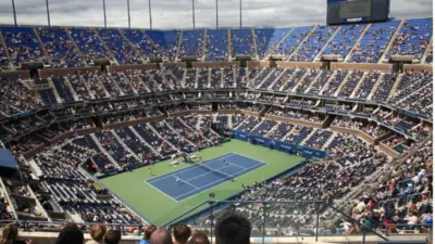 Arthur Ashe Stadium for a U.S. Open tennis match on September 9^ 2010 in NEW YORK